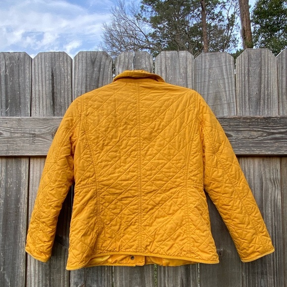 Talbots Petite Marigold Yellow Quilted Jacket - Picture 5 of 9